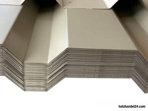 Trapetzblech Weißgrau