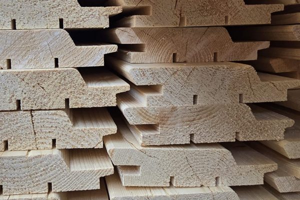 Paket Fichte Trendline Fassadenprofile 27x121 mm, 4,5 m Länge, 85 Stück