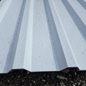 Trapezprofil 35/207 Reinweiß PVC Detail 0,30 mm