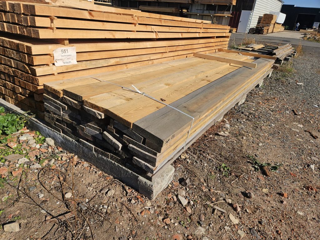 Sopo O3 Bohlen aus Nadelholz, 4,00 m Länge, verschiedene Querschnitte, robust und langlebig, ideal für Bauprojekte, Garten und DIY