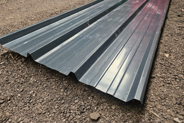 Sandwich-Dach 45/333 60 mm PIR, anthrazit RAL 7016, 5 Platten