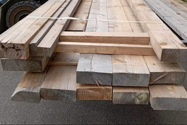 Paket Sparren Kiefer, Fichte, Tanne, 11 Stück, 5 m Länge, verschiedene Stärken