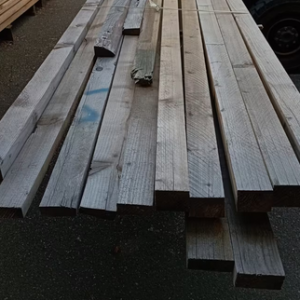 Paket Kanthölzer Fichte Tanne Kiefer, 19 Stück, verschiedene Längen