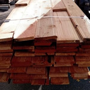 Paket europäische Lärche Riffeldielen 21x143 mm, 4 m Länge, 59 Stück