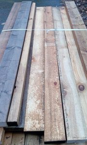 Paket Sparren Kiefer, Fichte, Tanne, 12 Stück, 2 m Länge