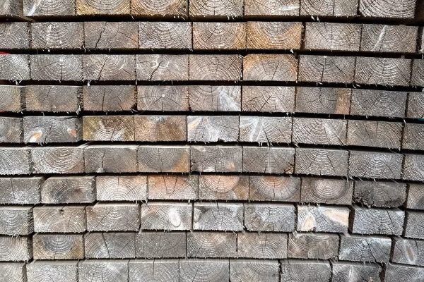 Kantholz 60x120 mm 3 m sägerau roh aus Kiefer Fichte Tanne